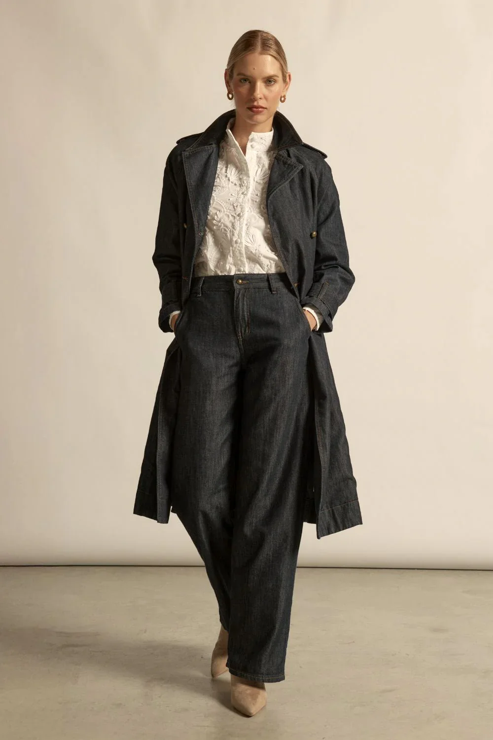 Alpine Coat DARK DENIM - Image 2