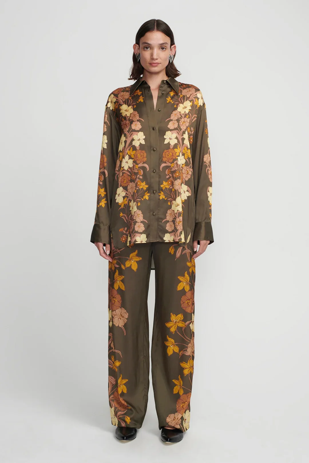 Ambrose Shirt MOSS FLORAL