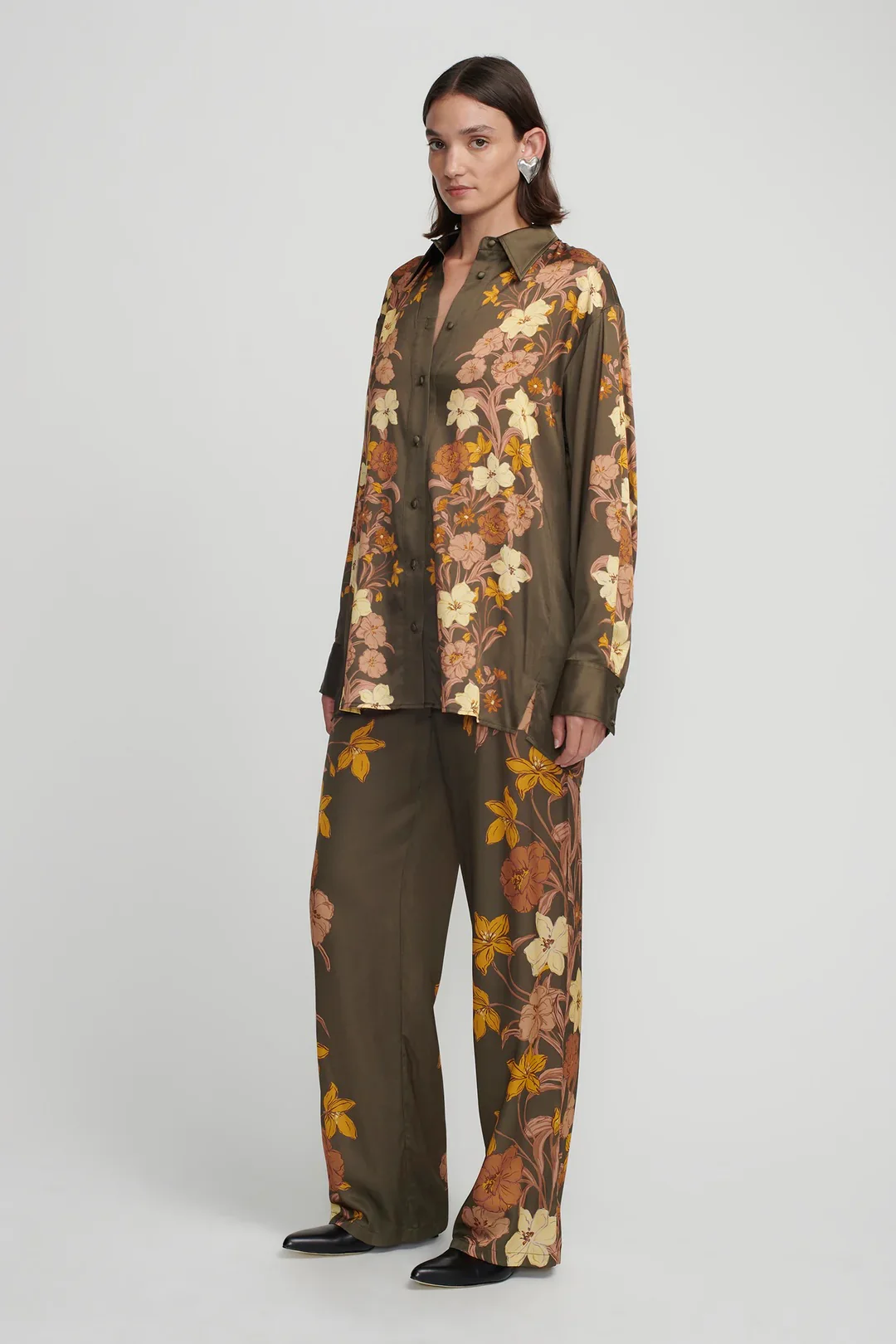 Ambrose Shirt MOSS FLORAL - Image 2