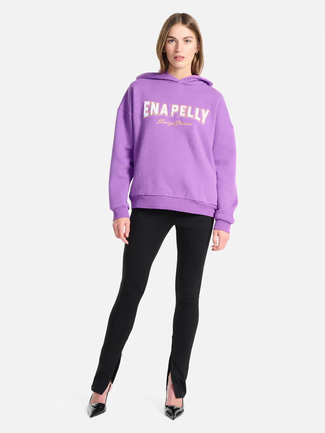 Austin Collegiate Hooded Sweater Meadow Violet - Image 4