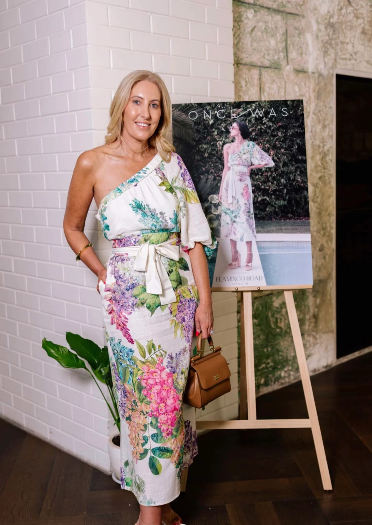 Bahia One Shoulder Dress WISTERIA ALBA - Image 3