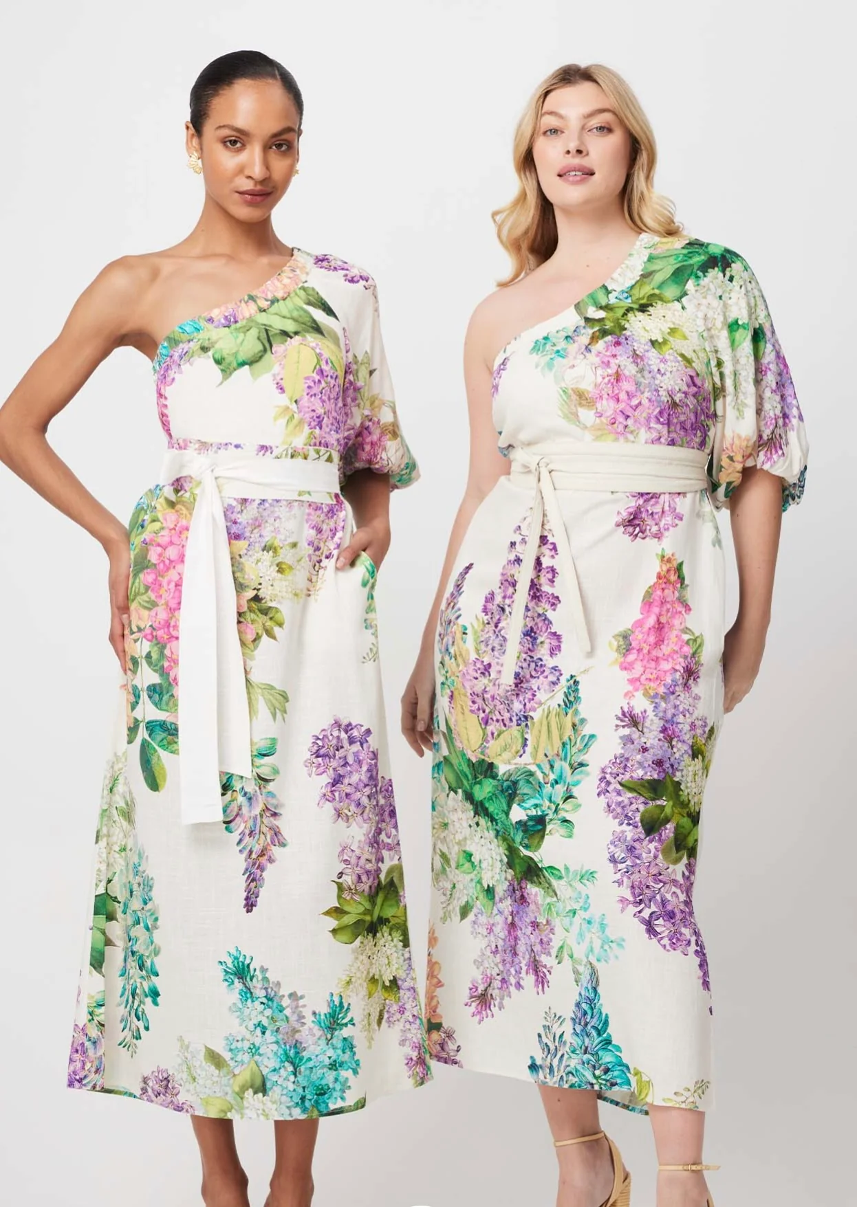 Bahia One Shoulder Dress WISTERIA ALBA - Image 4