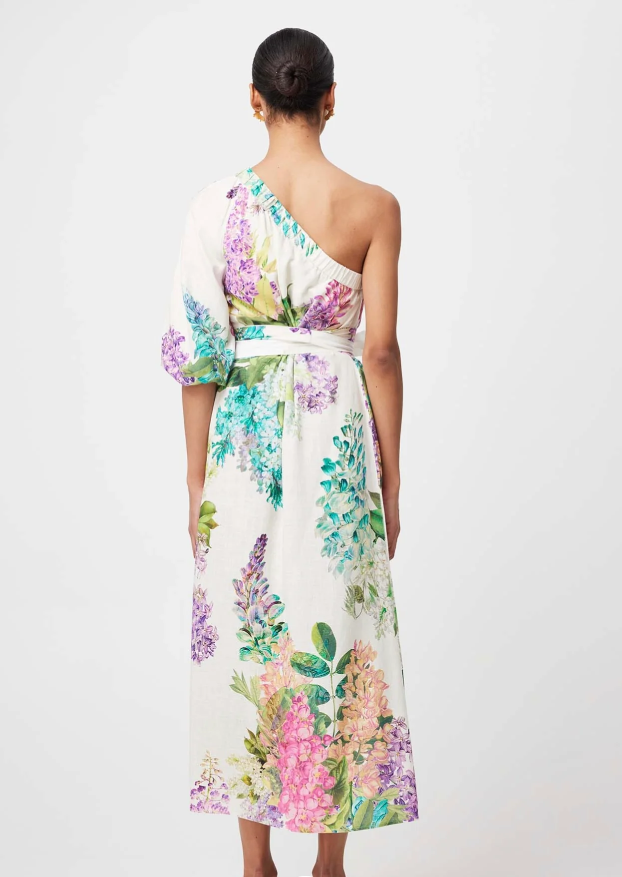 Bahia One Shoulder Dress WISTERIA ALBA - Image 7