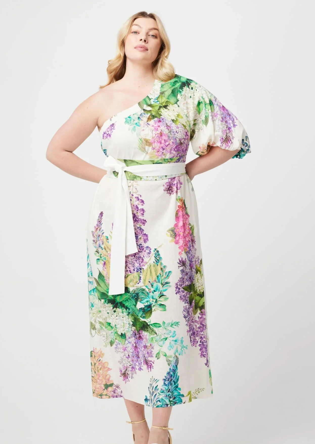 Bahia One Shoulder Dress WISTERIA ALBA - Image 8