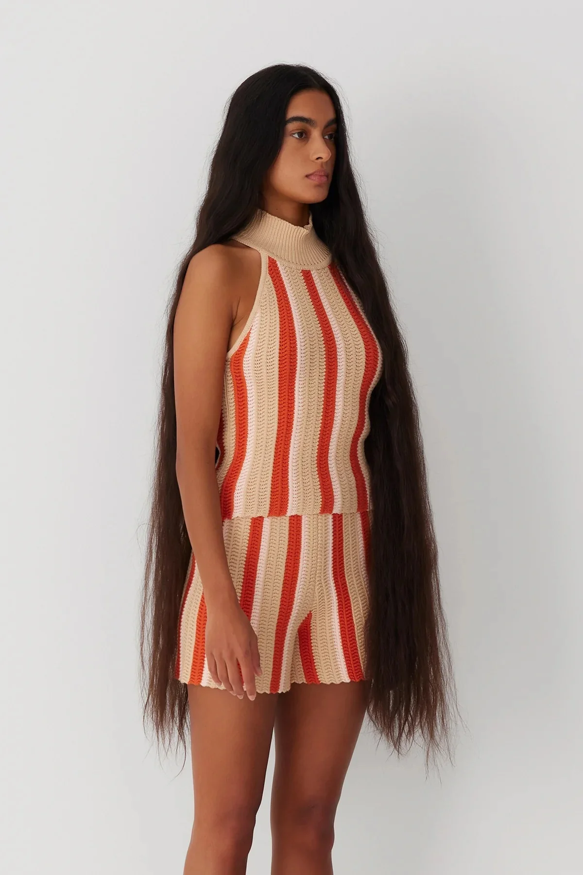 Bruno Knit Top CREAM STRIPE - Image 3