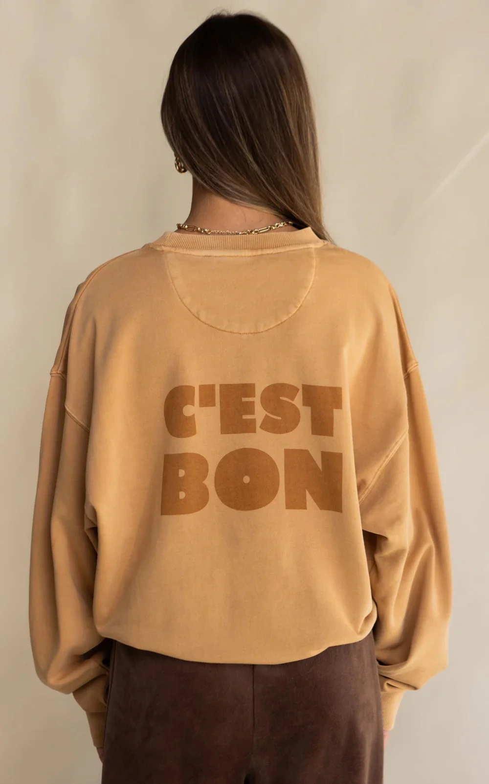C'est Bon Sweatshirt Ecru