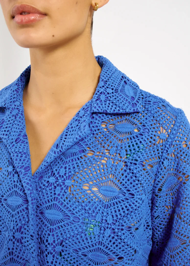 Cruz Shirt COBALT CROCHET - Image 7