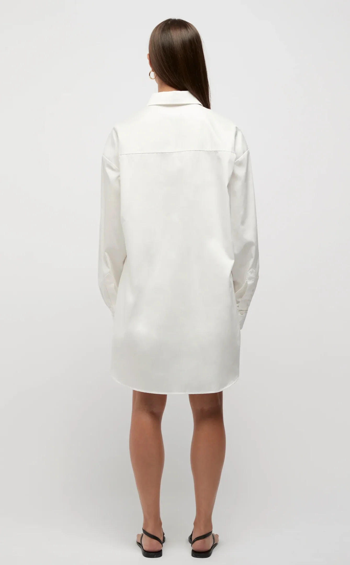 Dario Contrast Stitching Shirt White - Image 4