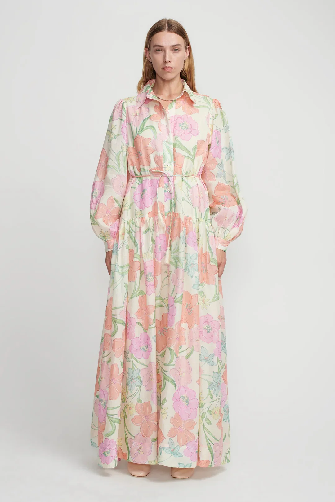 Delia Shirt Dress FLOWER MARKET