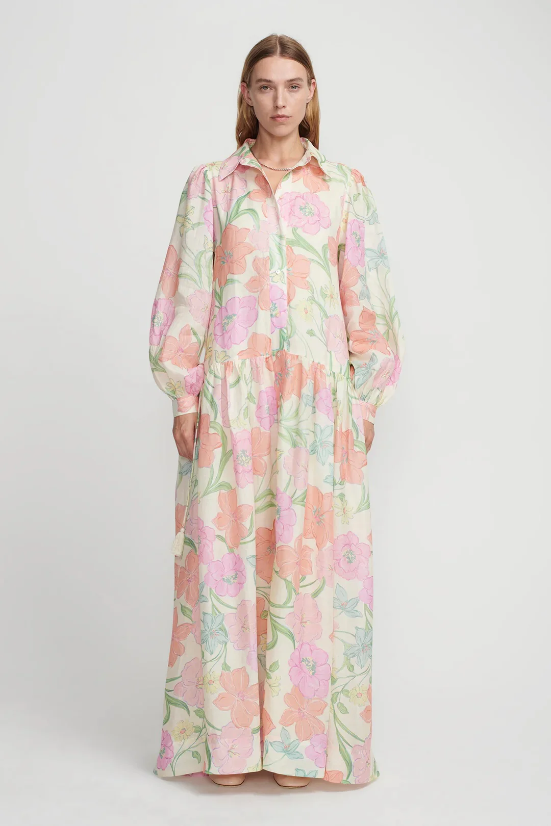 Delia Shirt Dress FLOWER MARKET - Image 2