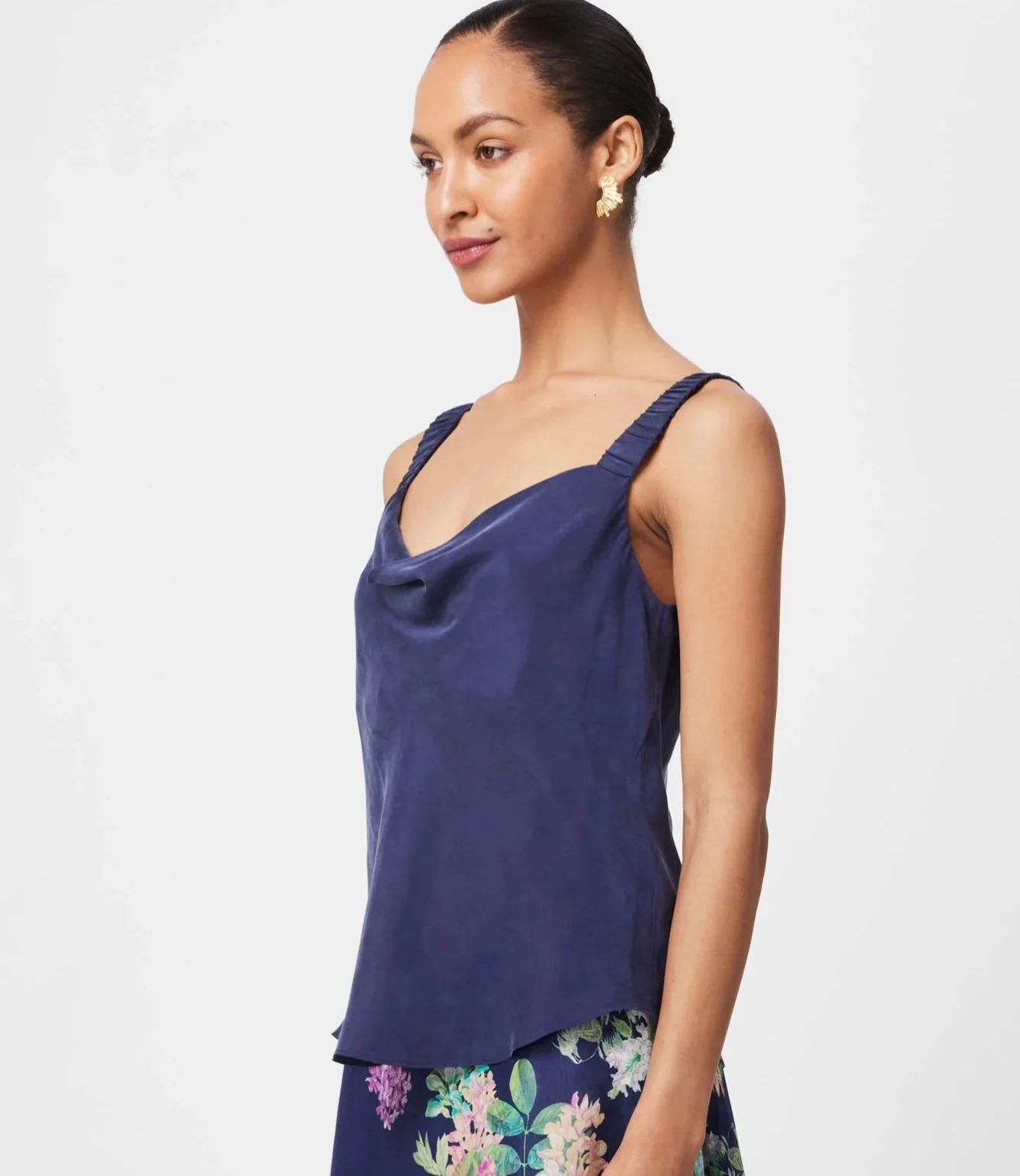 Delray Reversible Cupro Cami LAPIS