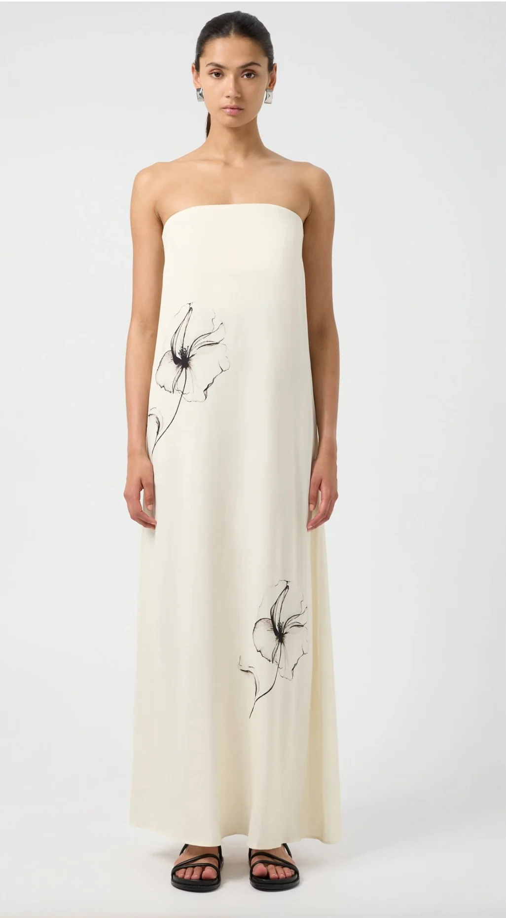 Dream State Strapless Dress FLORAL