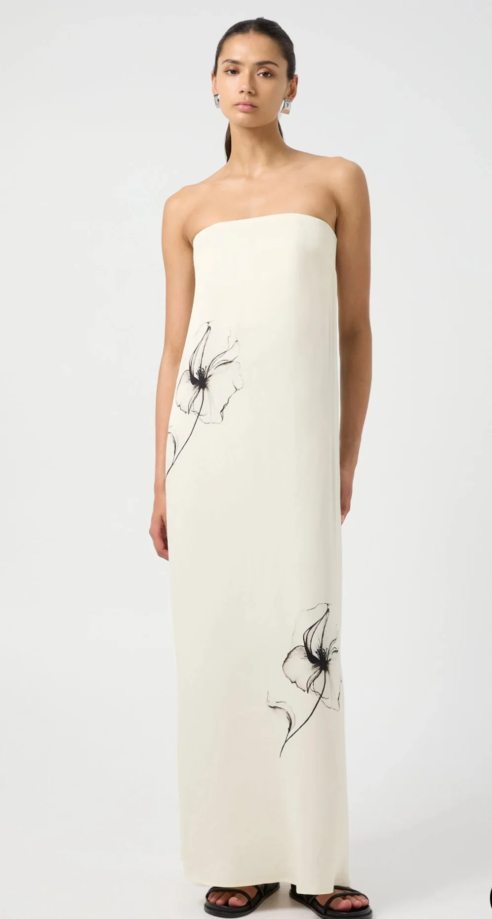 Dream State Strapless Dress FLORAL - Image 3