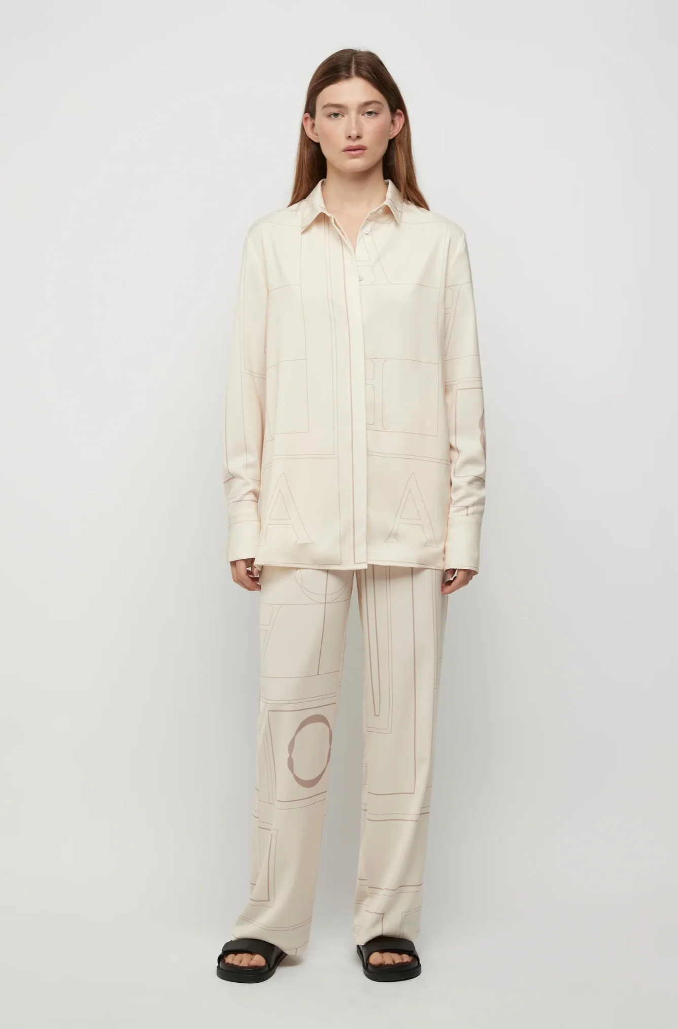 Elio Monogram Pants BUTTER CREAM - Image 5