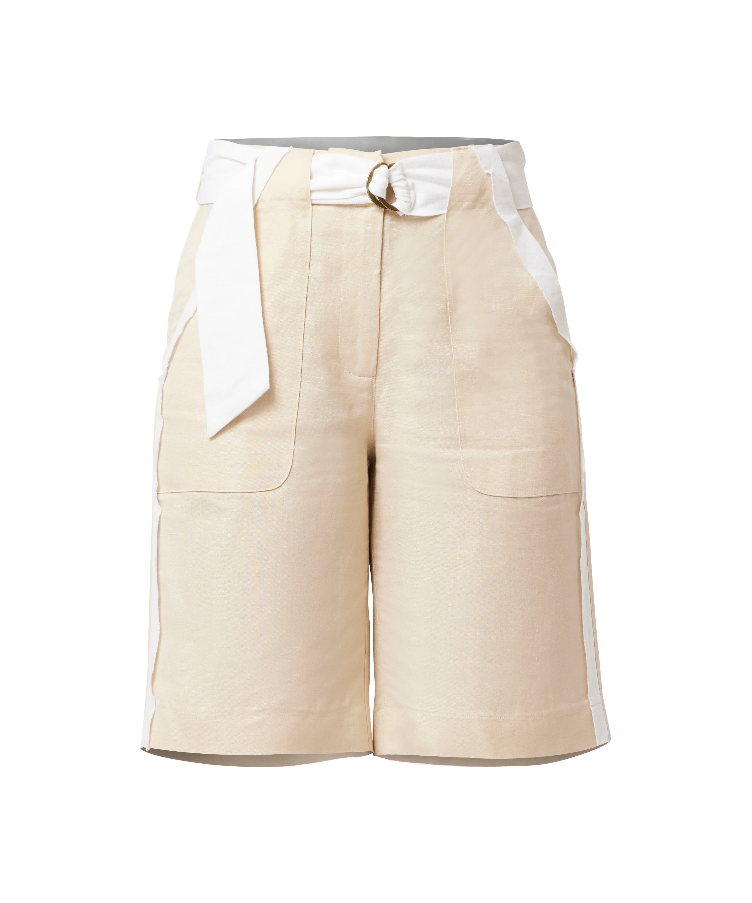 Elysian Linen / Viscose Shorts in Linen - Image 8