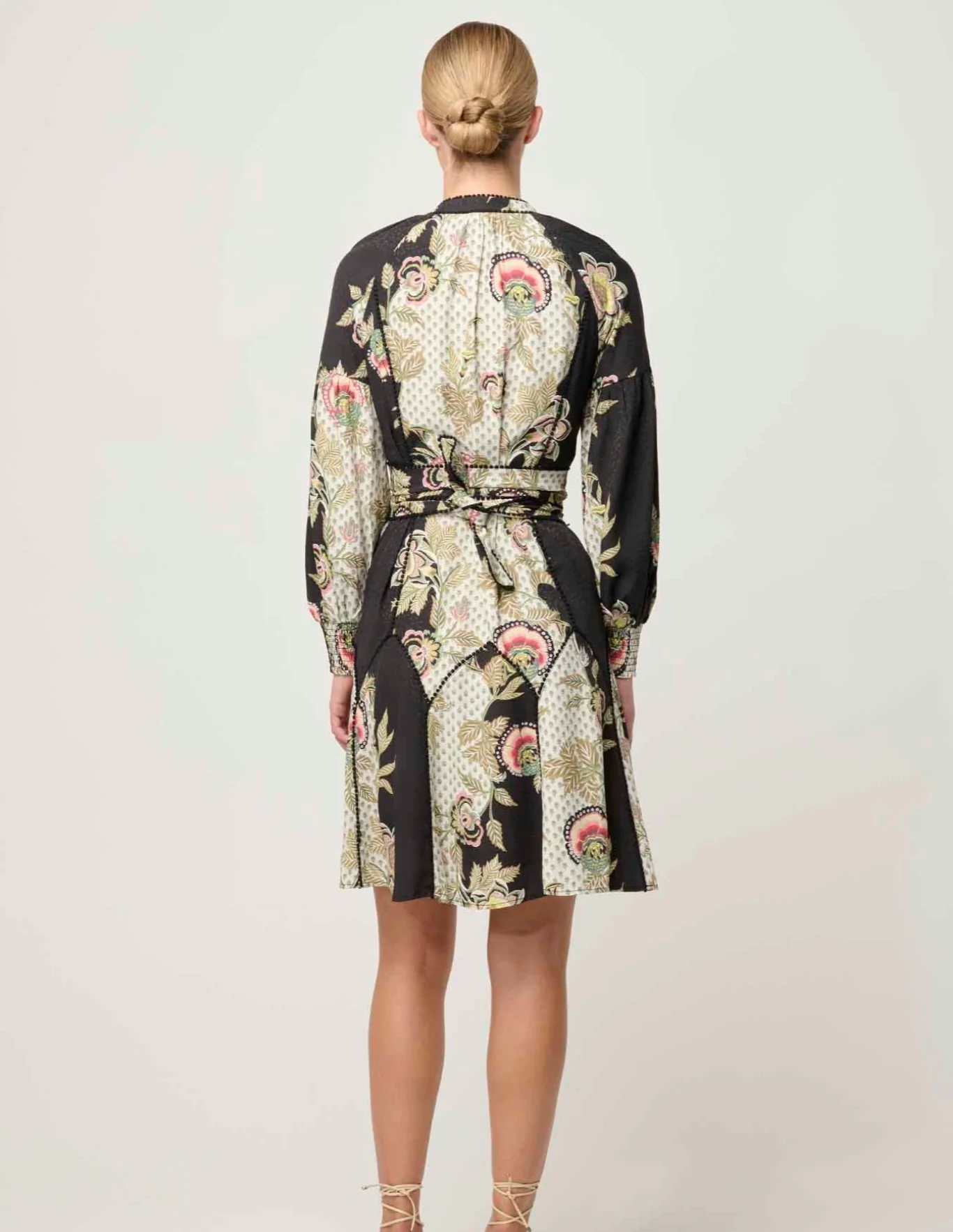Emersyn Linen Viscose Dress MARIPOSA NERO - Image 6