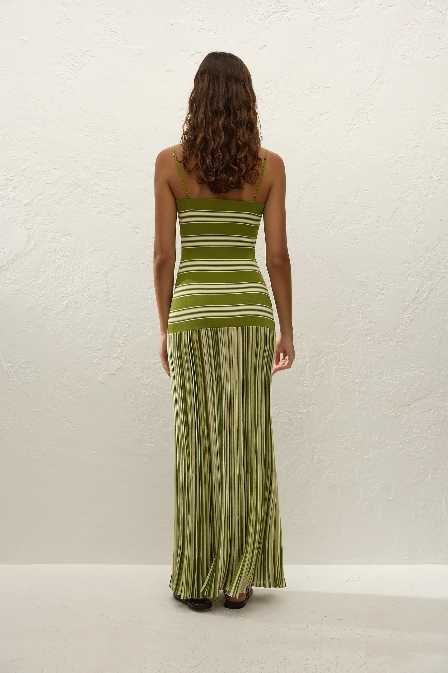 Essenia Knit Dress OMBRE STRIPE MACRO JUNIPER - Image 6