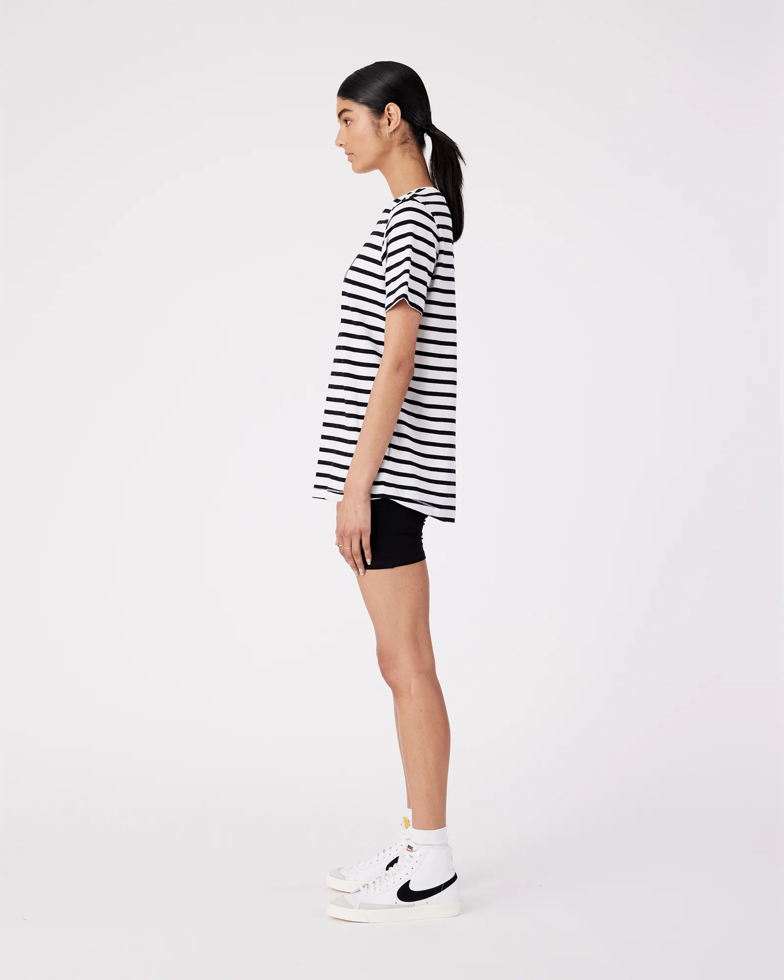 Frankie Tee Black Rock Stripe - Image 3