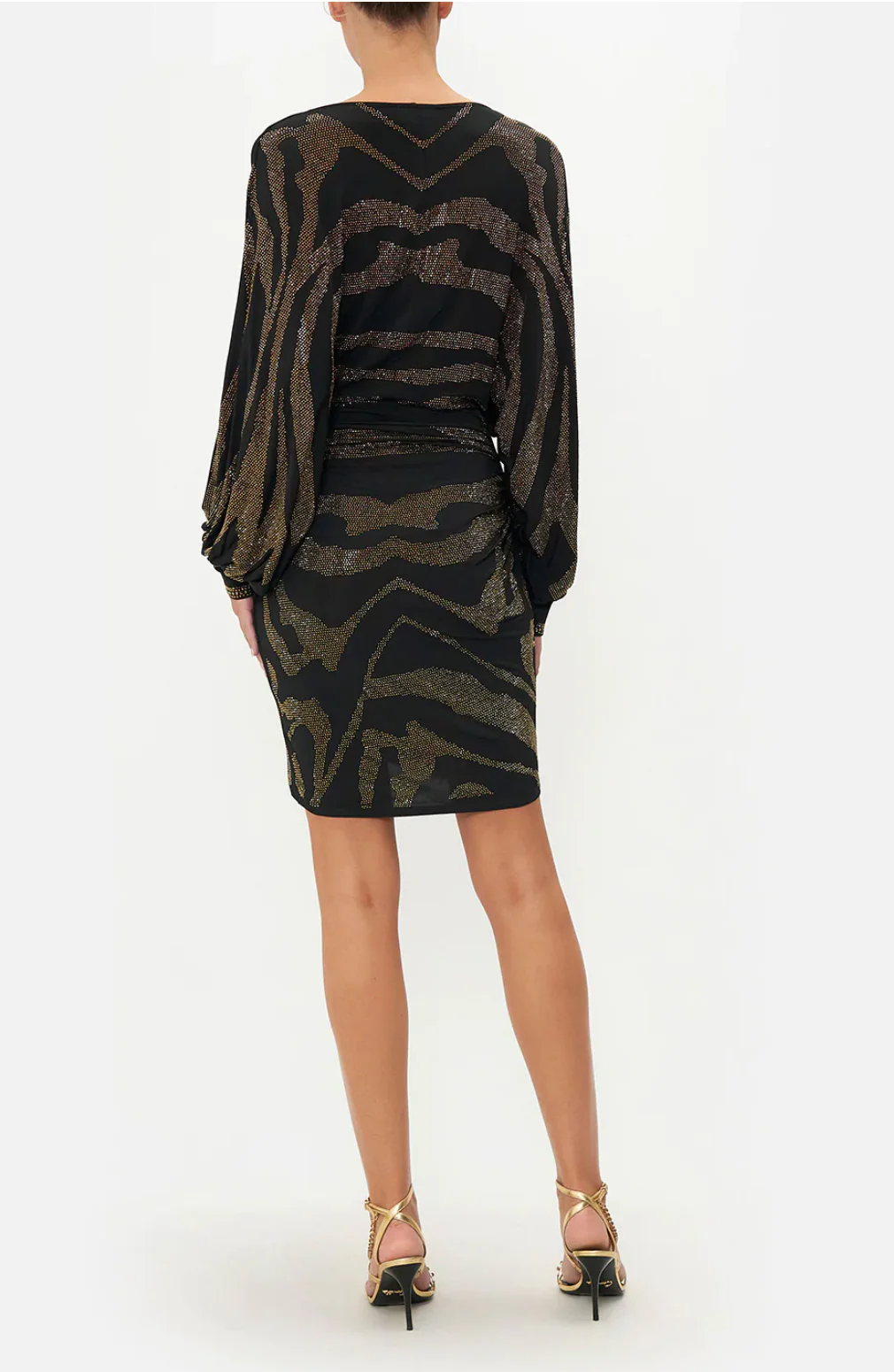 Gathered Mini Jersey Dress Tame My Tiger - Image 2