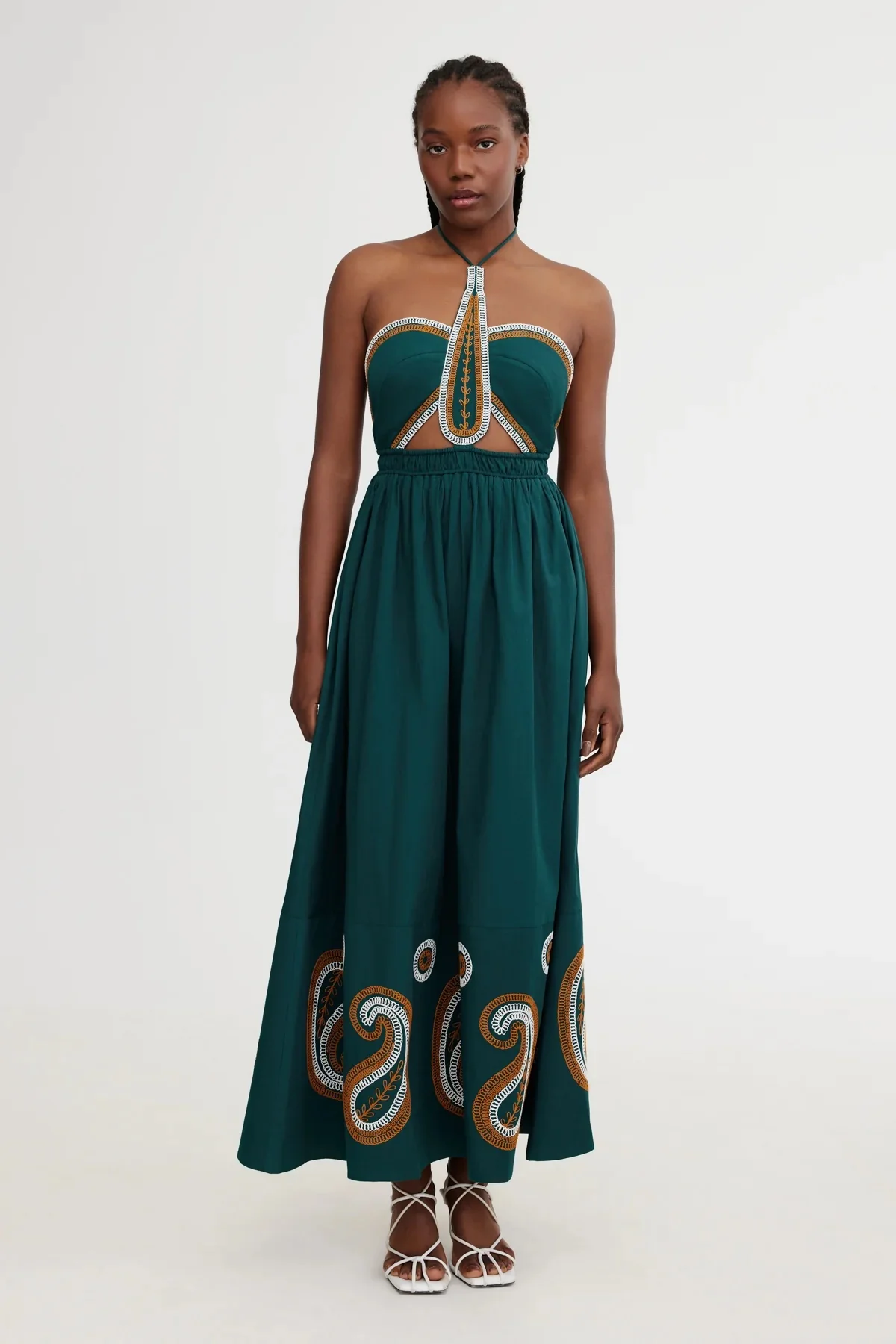 Gita Maxi Dress Deep Teal