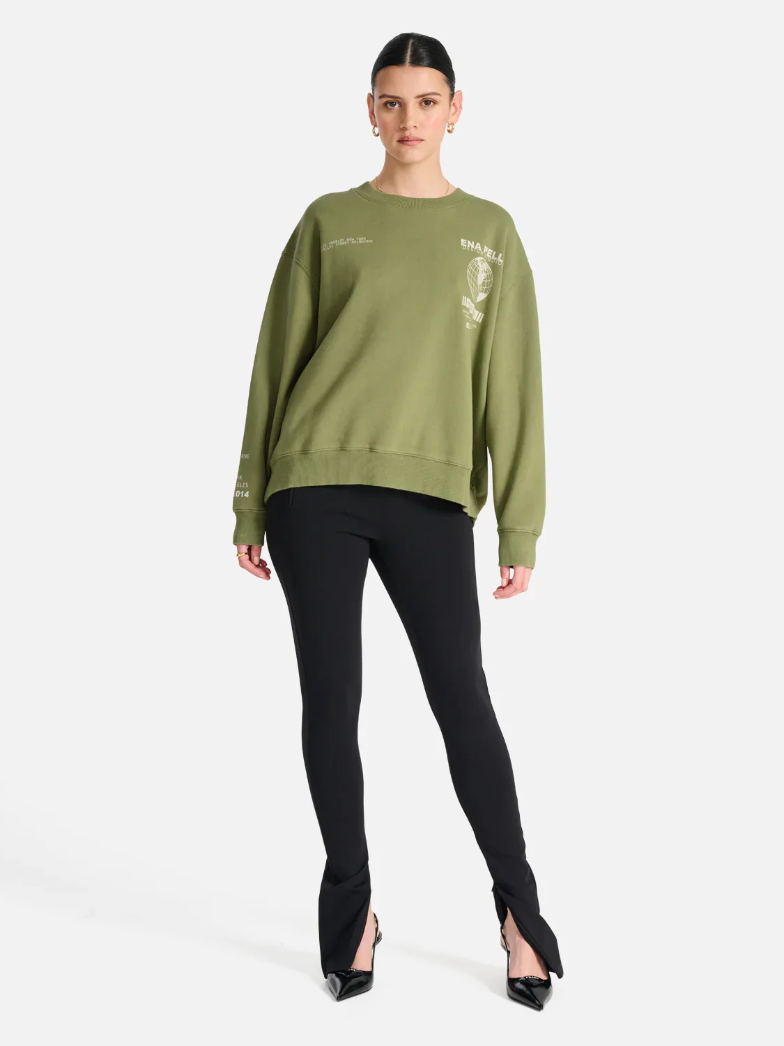 Global Oversized Sweater Washed Iguana - Image 5