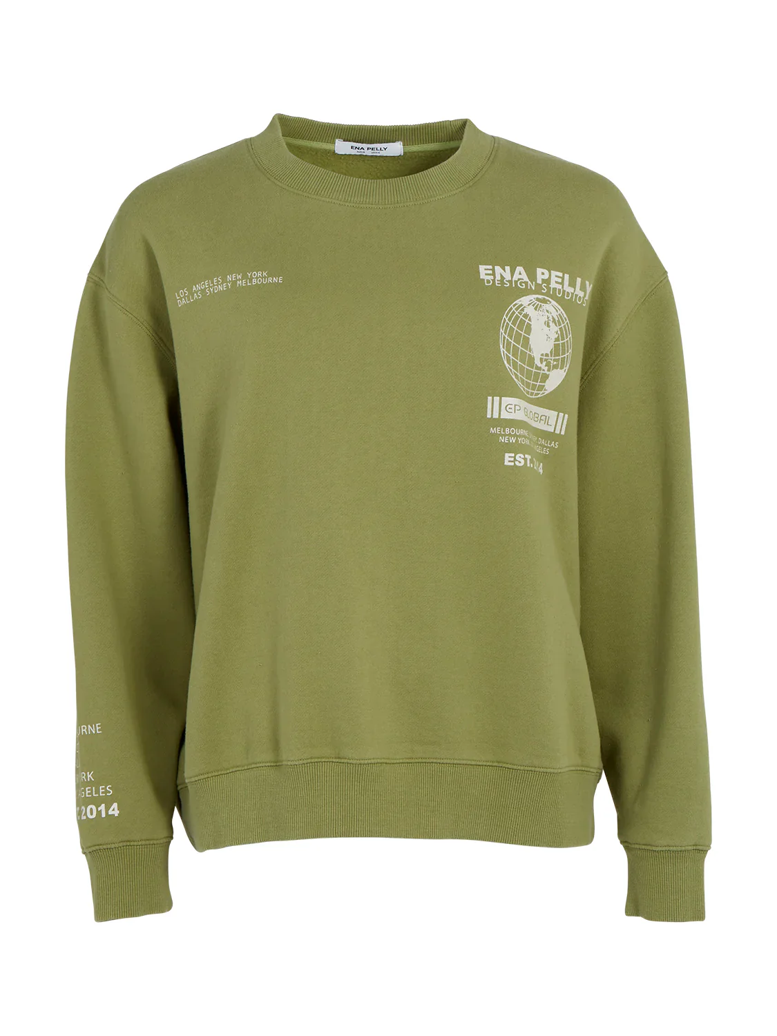 Global Oversized Sweater Washed Iguana - Image 6