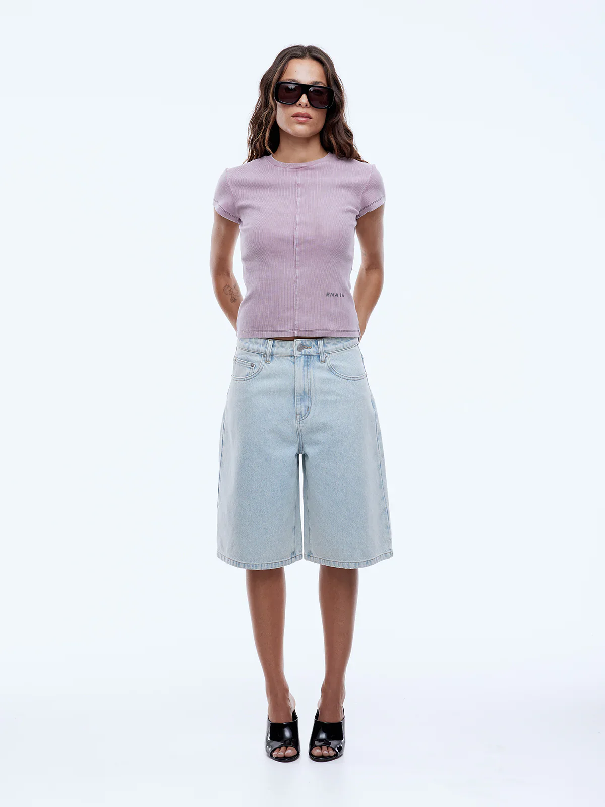 Gracie Bermuda Short LIGHT WASH - Image 3