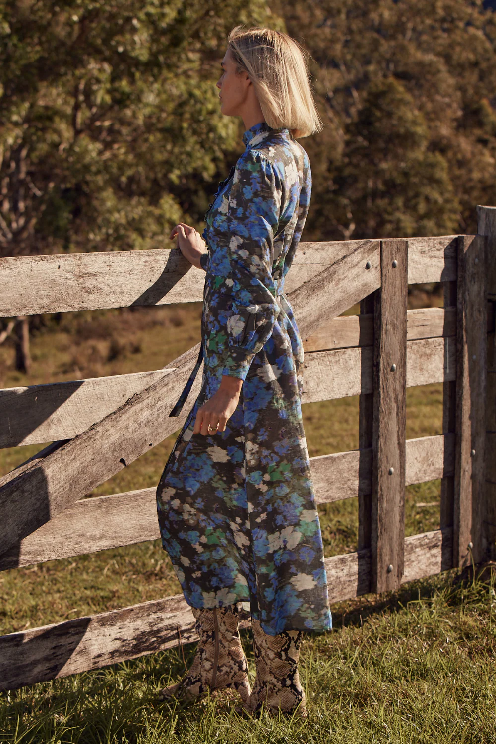 Graduate Dress FOREST BLUR - Image 3