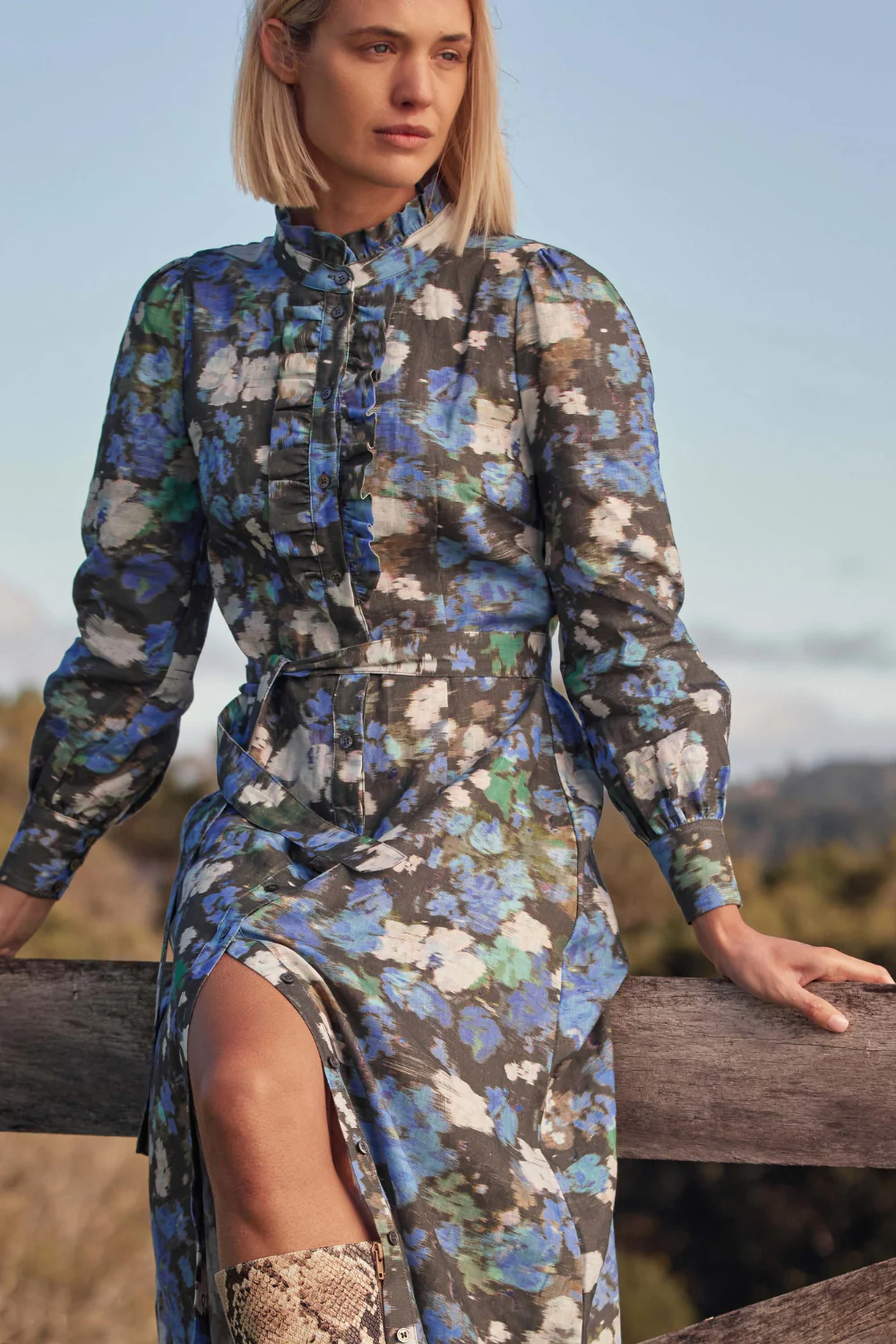 Graduate Dress FOREST BLUR - Image 6