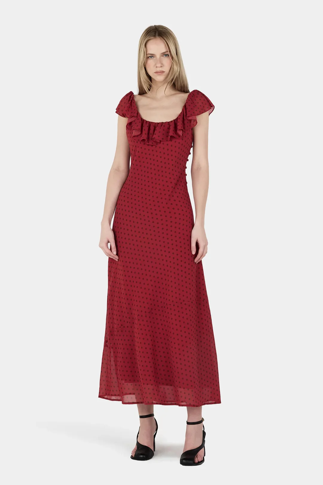 Hazel Bias Dress SAMBA POLKA