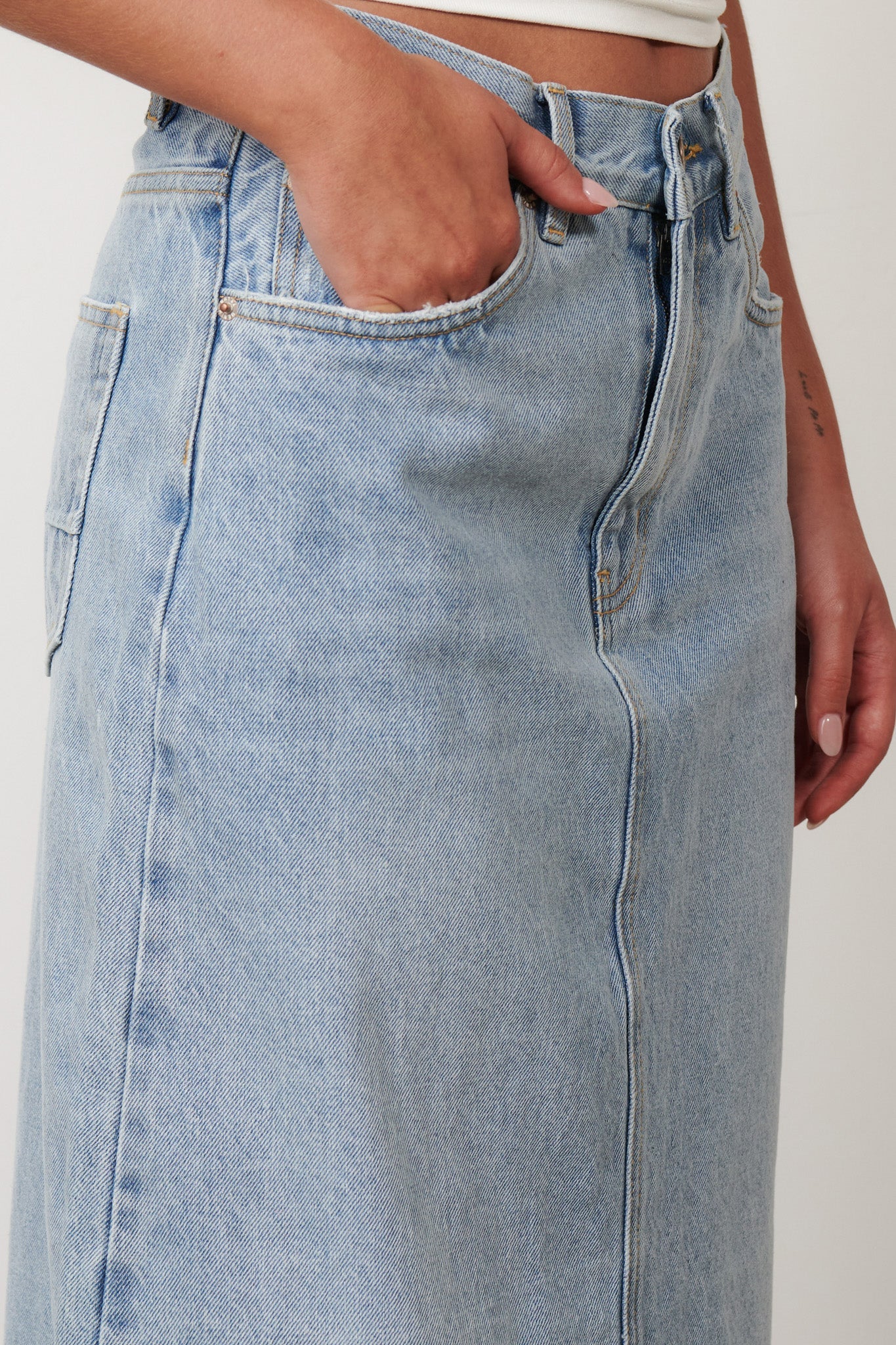 Hudson Denim Maxi SALTWATER BLUE - Image 4
