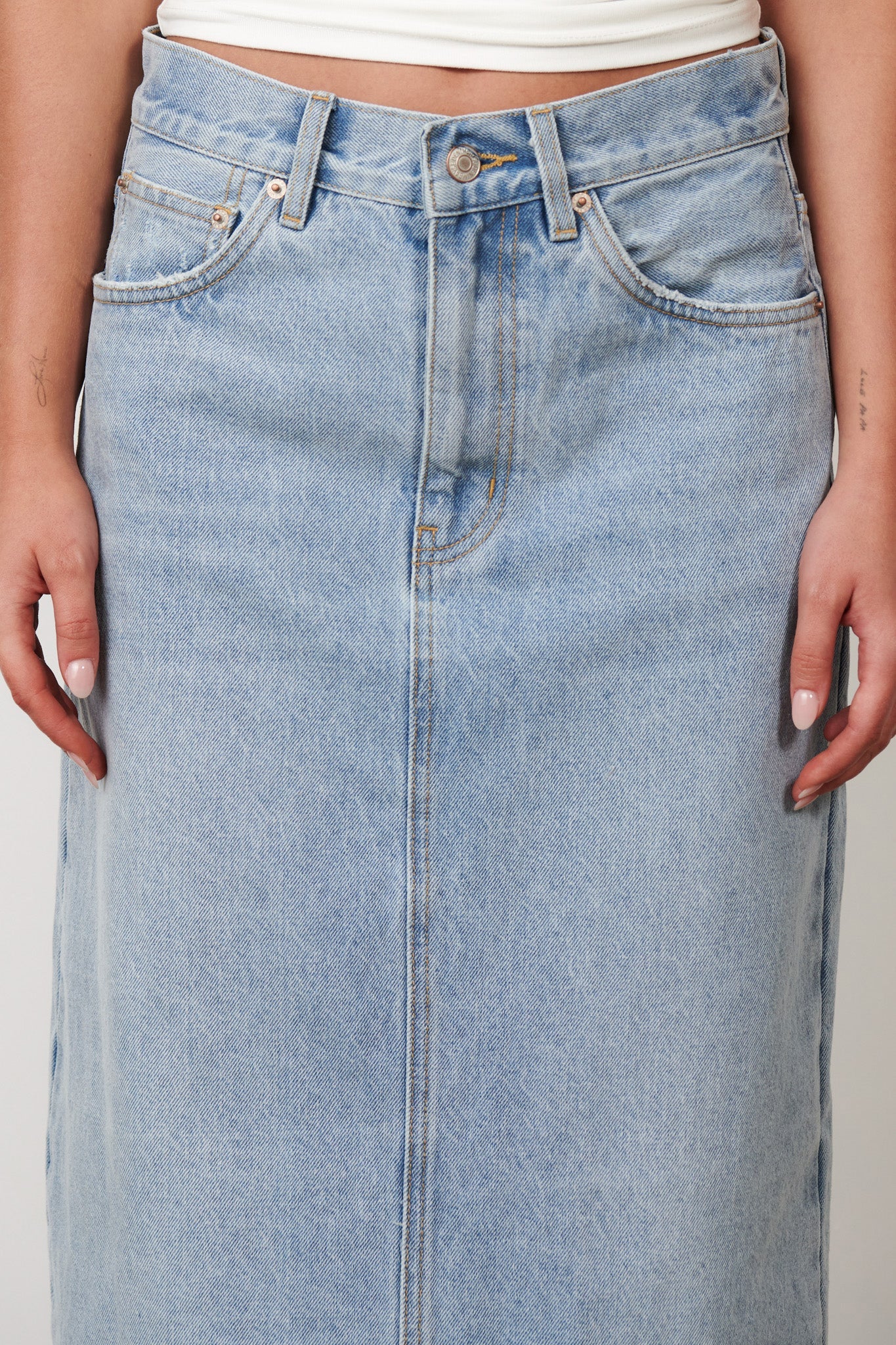 Hudson Denim Maxi SALTWATER BLUE - Image 5