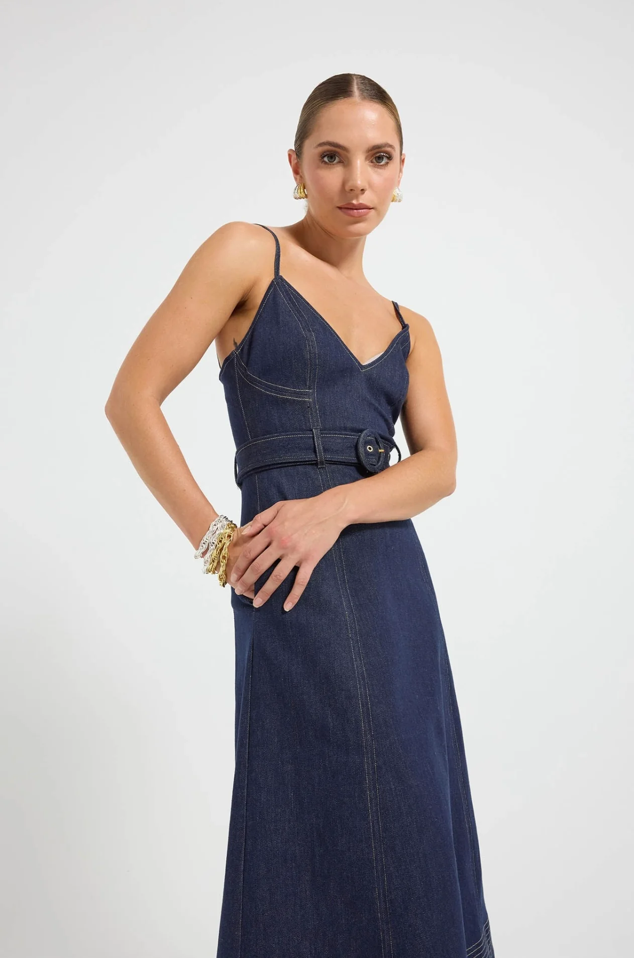 Indie Flared Midi INDIGO - Image 5