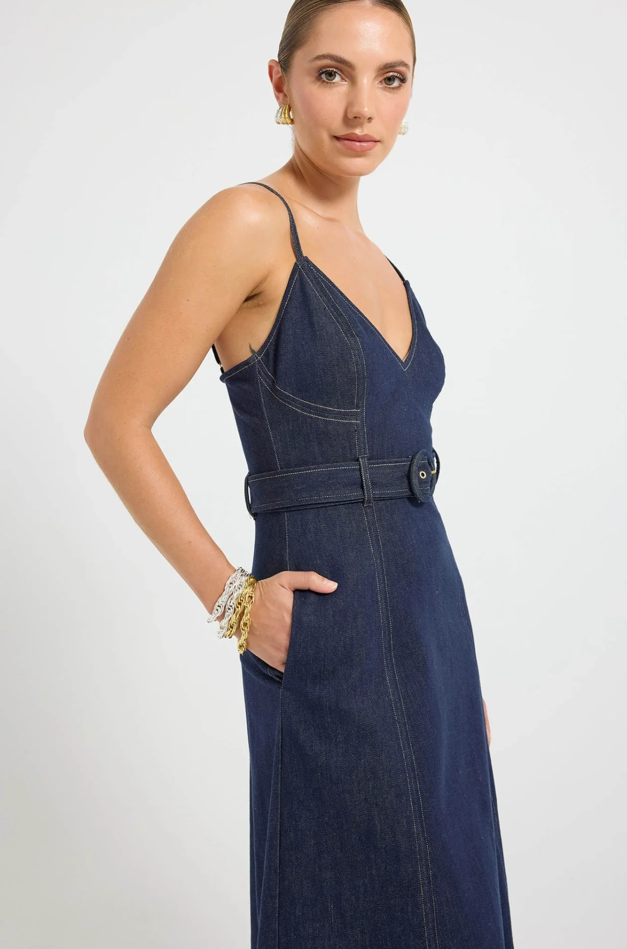 Indie Flared Midi INDIGO - Image 9