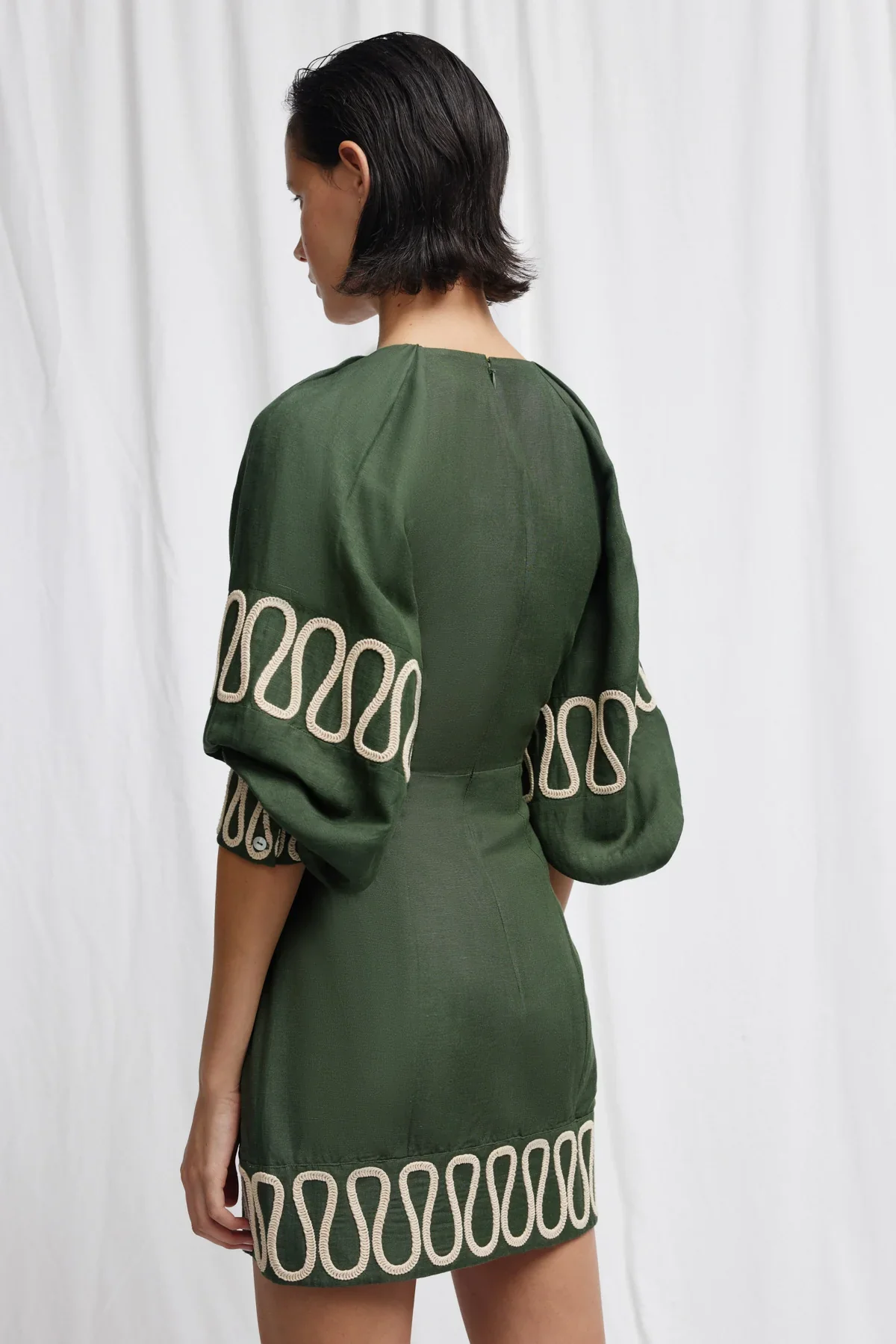 Keava Mini Dress FERN - Image 4