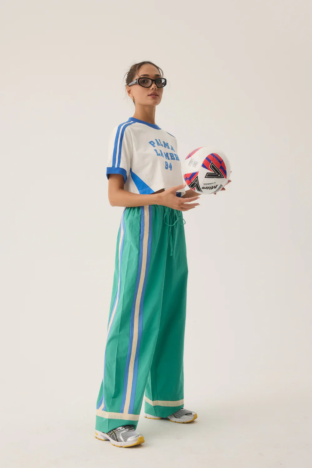 La Mer Stripe Pant JADE GREEN - Image 5