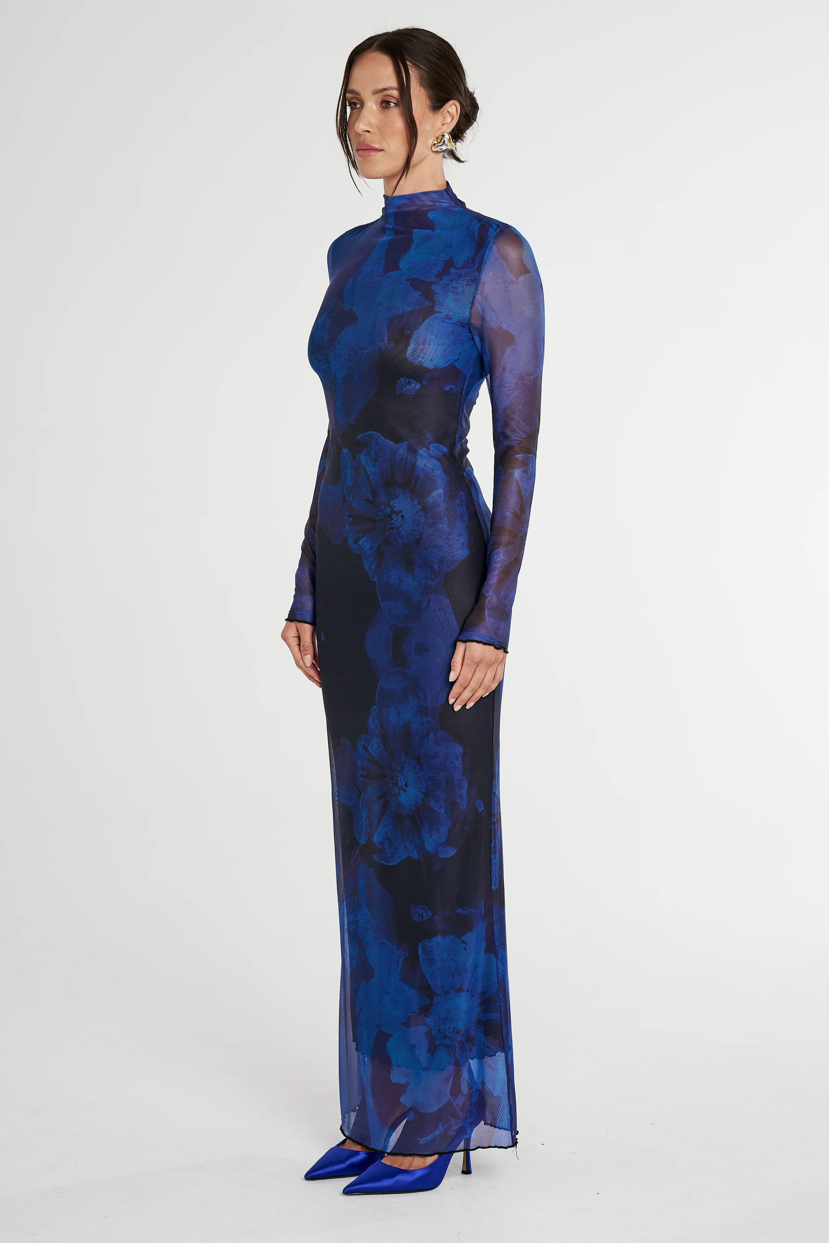 LS Maxi Dress DARK LUMEN - Image 3