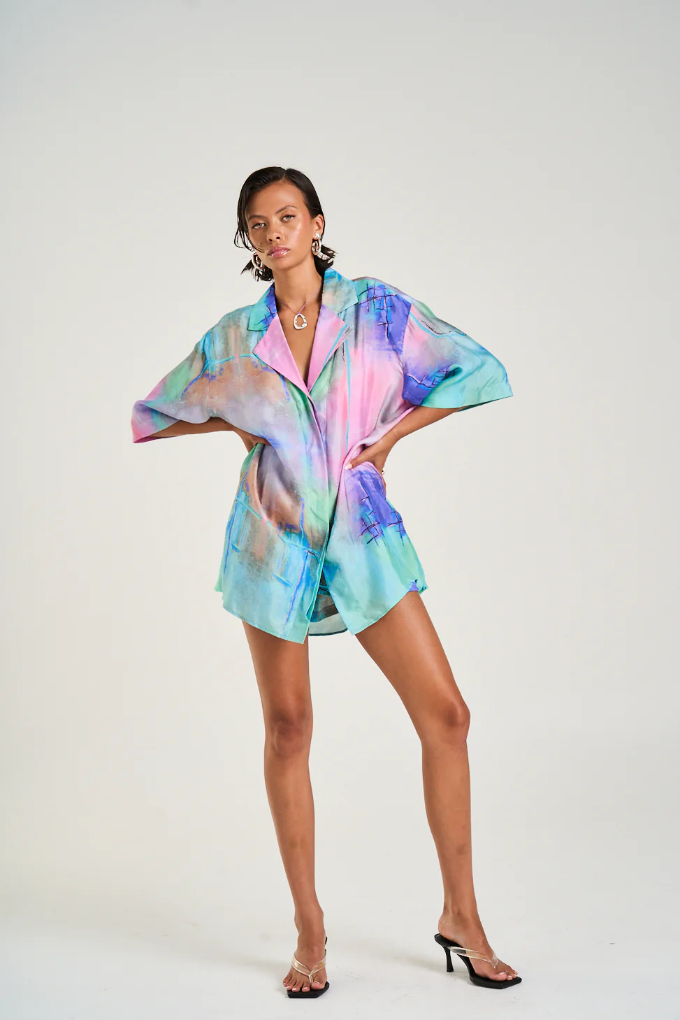 Luka Shirt Dress H20 - Image 4
