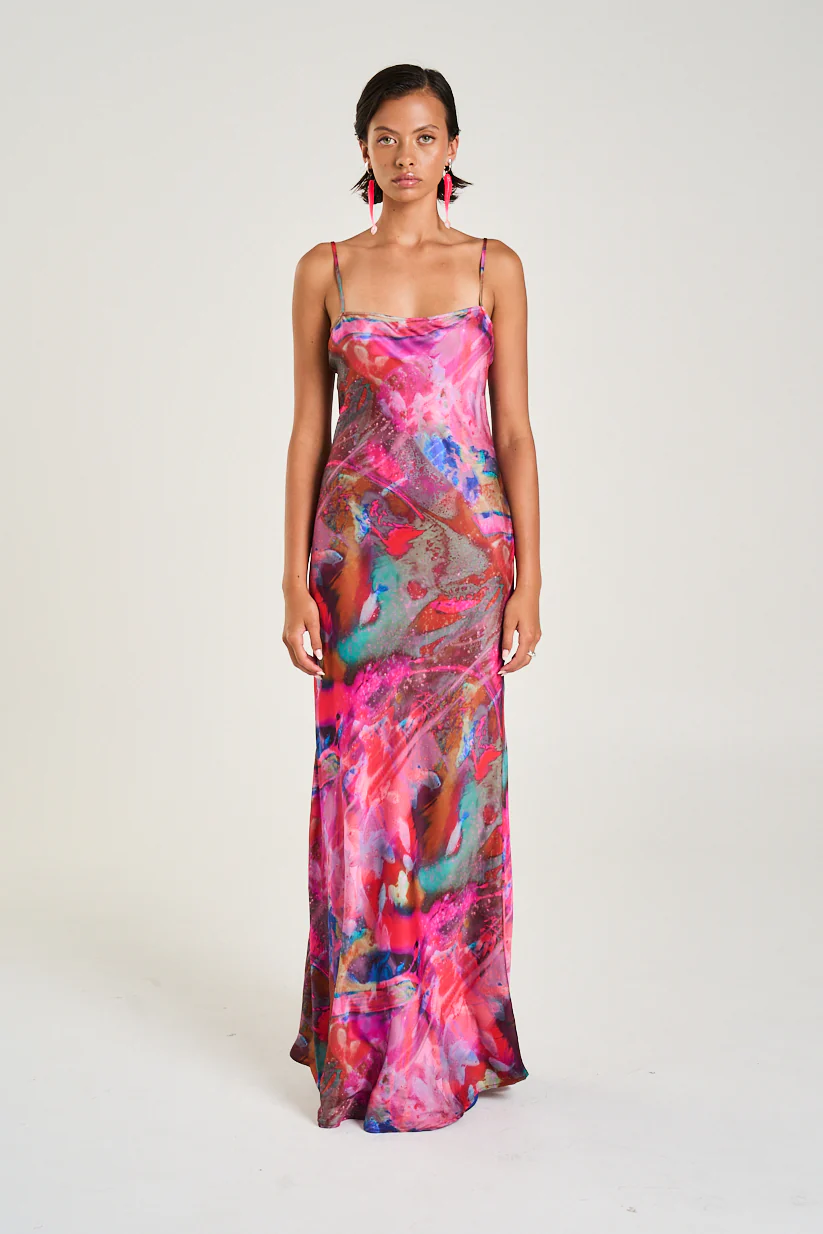 Luna Maxi Dress FISH TANK