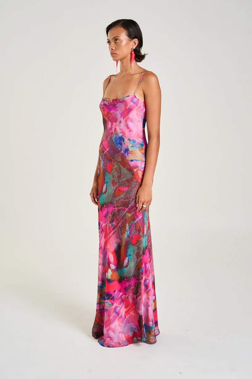 Luna Maxi Dress FISH TANK - Image 3