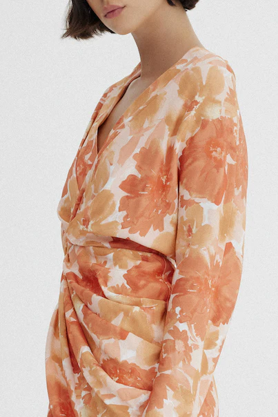 MAEVE MINI DRESS Scarlett Poppy Floral - Image 4