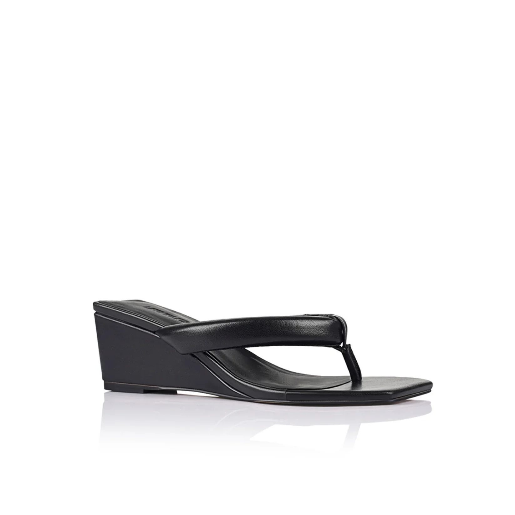 Mandy Thong Wedge BLACK