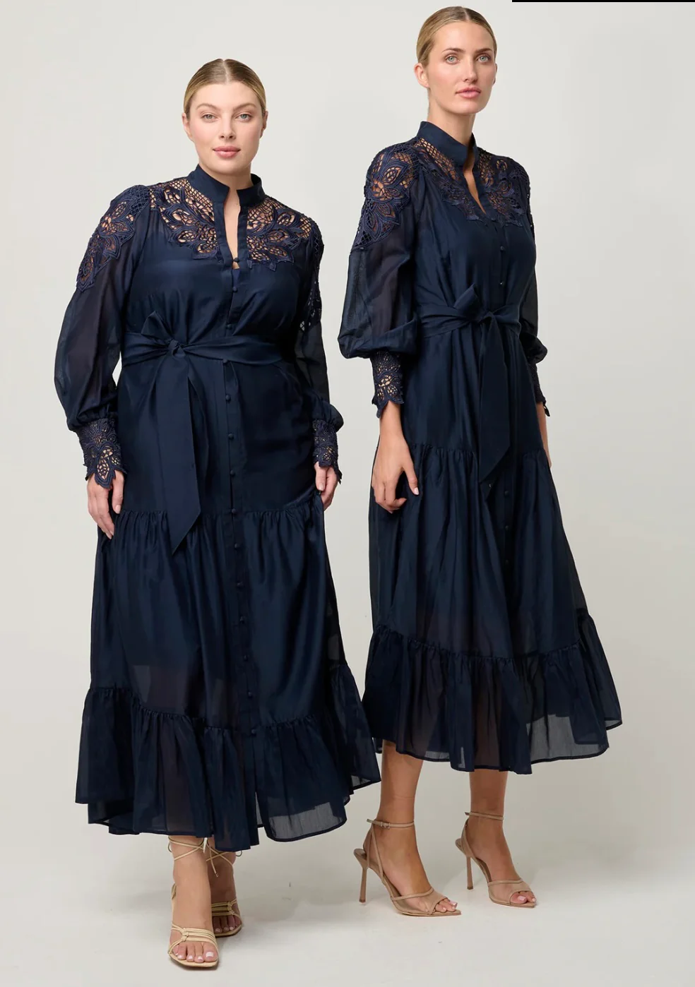 Mirador Cotton Silk Maxi Dress NIGHT SKY - Image 3