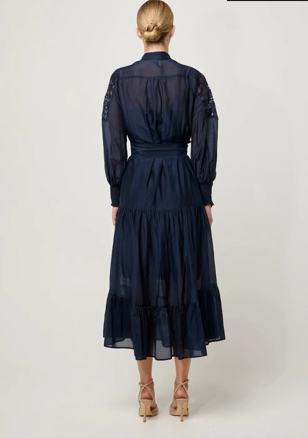 Mirador Cotton Silk Maxi Dress NIGHT SKY - Image 6