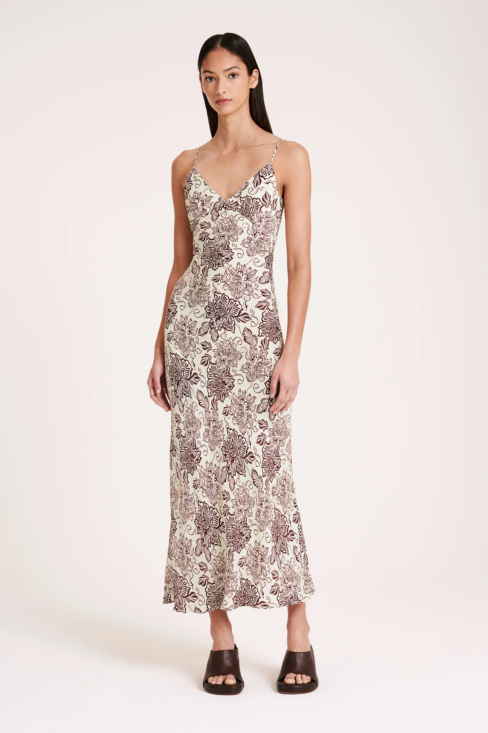 Misi Cupro Slip Dress Castillo - Image 2