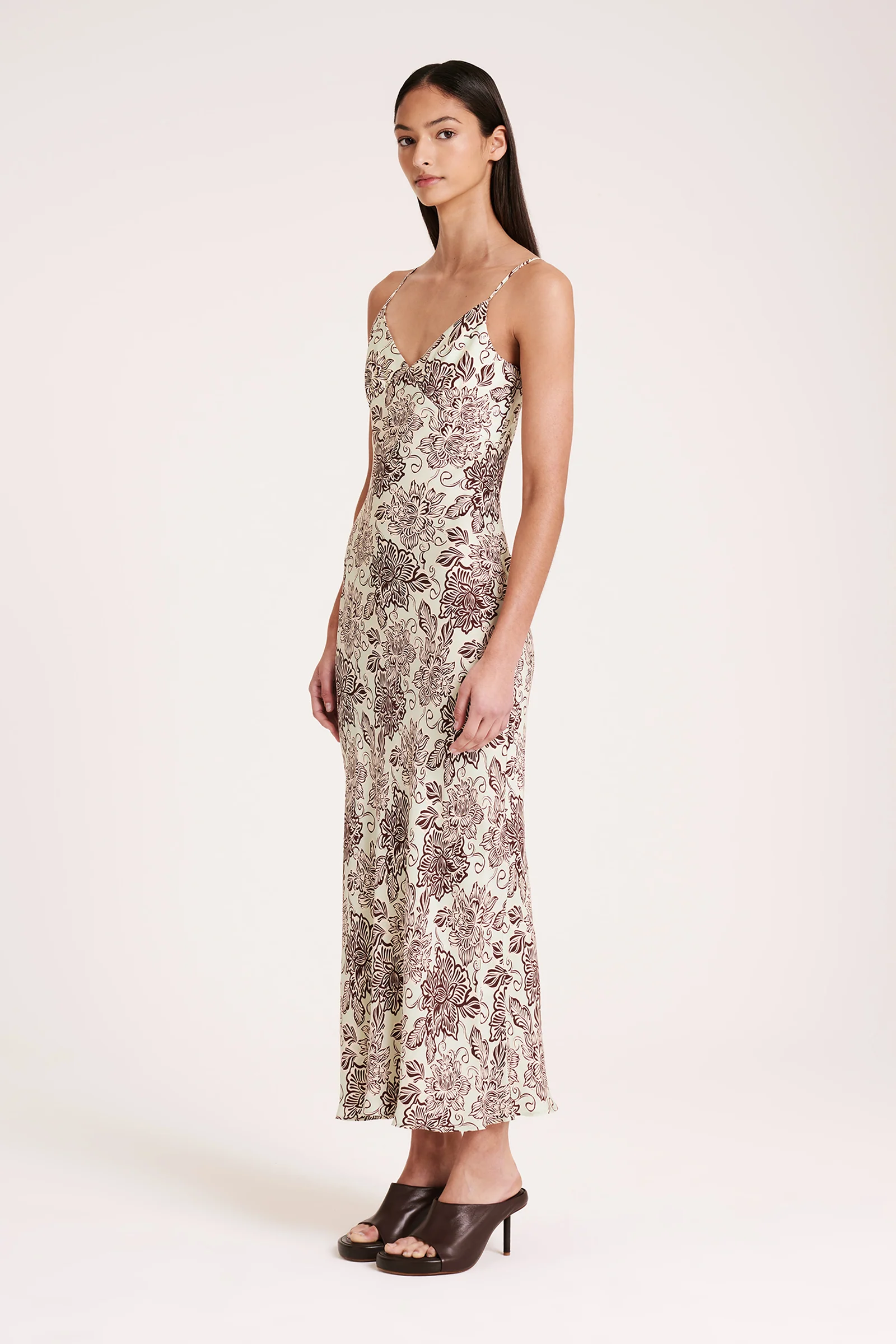 Misi Cupro Slip Dress Castillo - Image 4