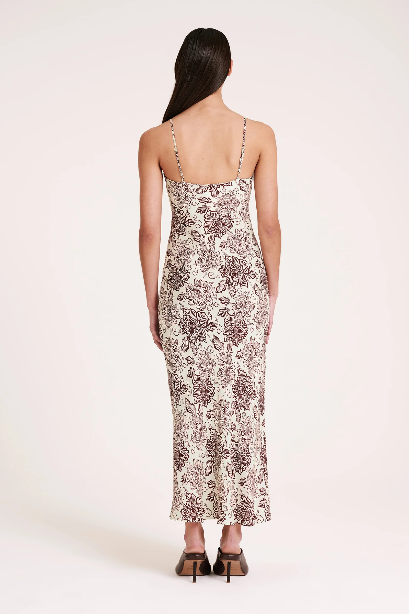 Misi Cupro Slip Dress Castillo - Image 5