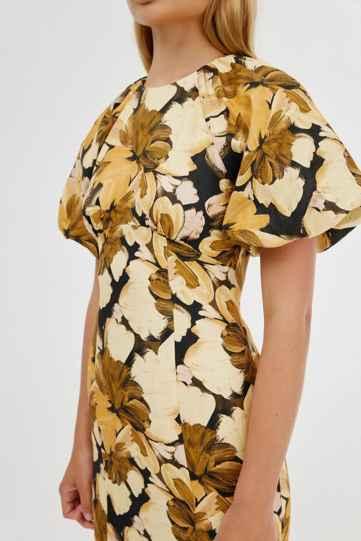 Myra Dress Dark Painterly - Image 3
