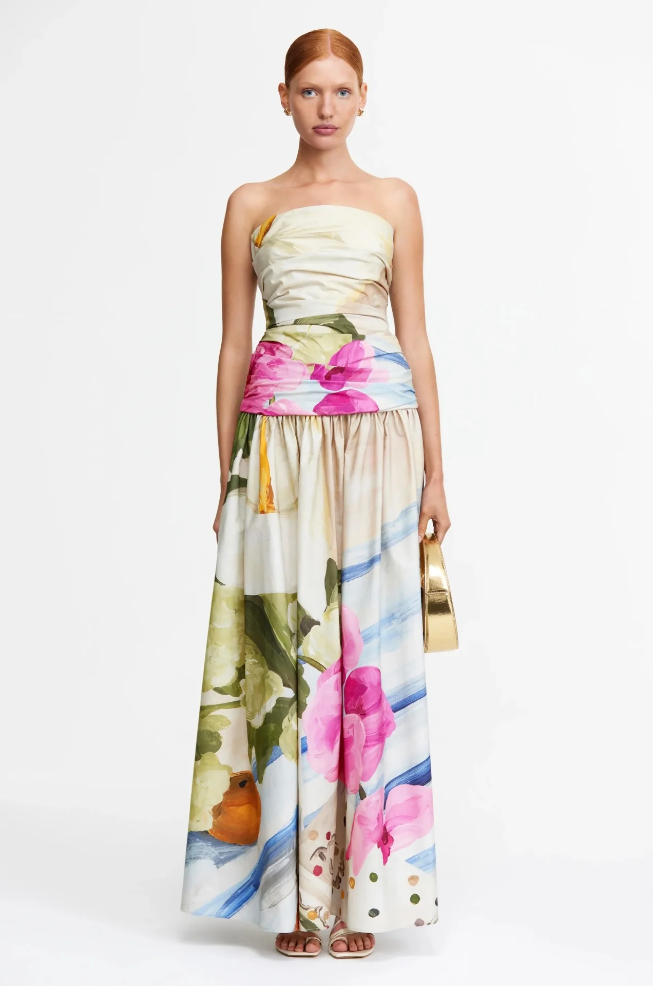 Nershall Maxi Dress ORANGE AFTERNOON