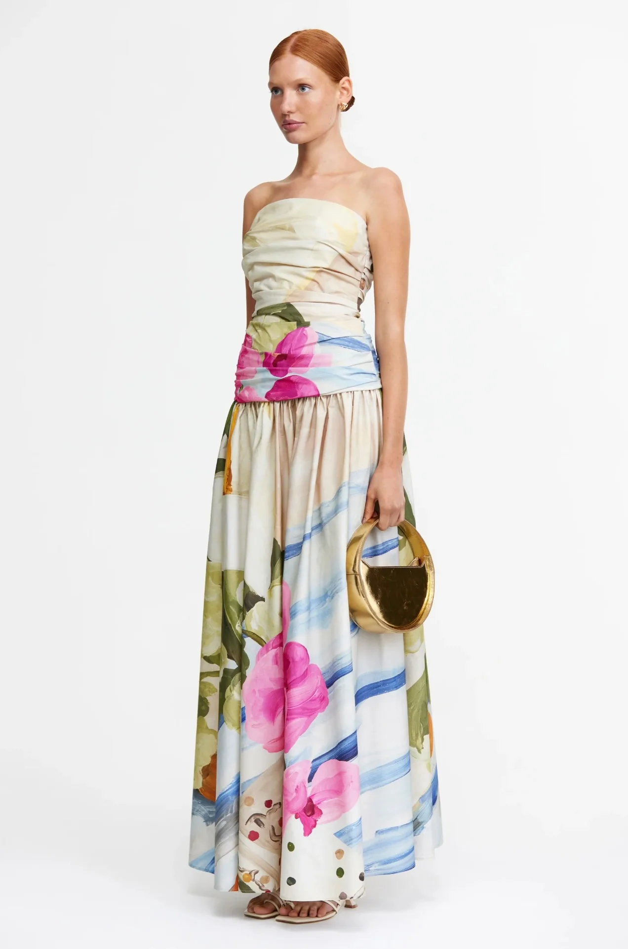 Nershall Maxi Dress ORANGE AFTERNOON - Image 2